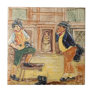 Königlicher Doulton Herr Pickwick Vintage Tile Fliese