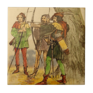 Königlicher Doulton Robin Hood Vintager Fliese