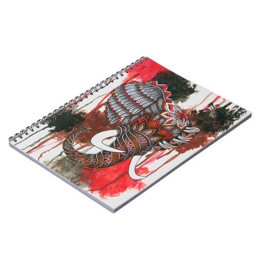 Königlicher Elefant Notizblock (Linke Seite)