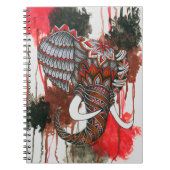 Königlicher Elefant Notizblock (Vorderseite)