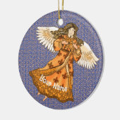 Königlicher Engel Keramik Ornament (Links)