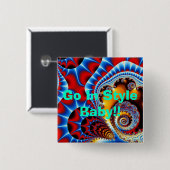 Königlicher gewundener Effekt, gehen in Art-Baby!! Button (Vorne & Hinten)