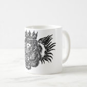 Königlicher Gorilla Kaffeetasse (VorderseiteRechts)