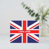 Königlicher Hochzeits-Party Prinz William Kate Einladung (Stehend Vorderseite)