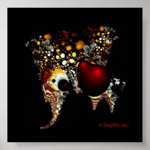 Königlicher indischer Elefant Poster