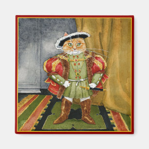 Königlicher Katzenmagnet Königs Henry VIII Magnet