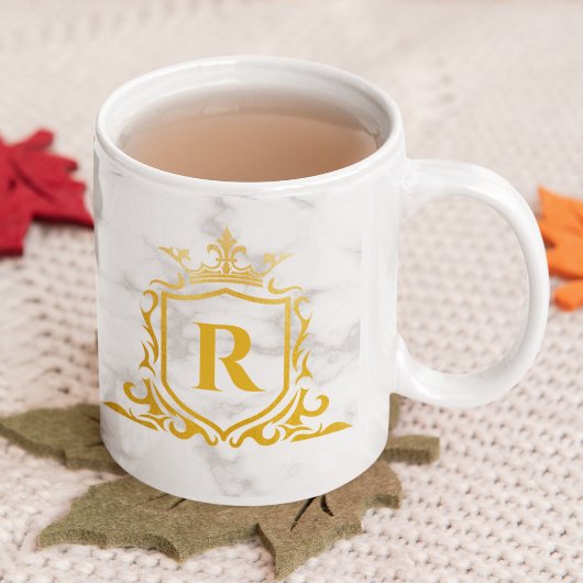 Königlicher Kroninitial-Buchstabenmonogramm-Name M Kaffeetasse