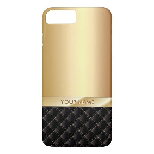 Königlicher Luxusgoldindividueller Name Case-Mate iPhone Hülle (Rückseite)