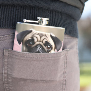 Königlicher Mops: Die Prinzessin-Fee verzauberter  Flachmann