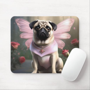 Königlicher Mops: Die Prinzessin-Fee verzauberter  Mousepad