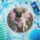 Königlicher Mops: Die Prinzessin-Fee verzauberter Pappteller (Party)