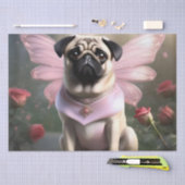 Königlicher Mops: Die Prinzessin-Fee verzauberter  Seidenpapier (Handwerk)