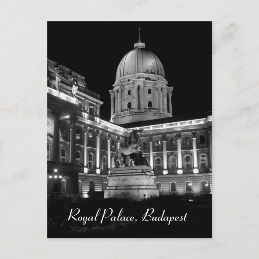 Königlicher Palast - Budapest Postkarte (Vorderseite)