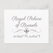 Königlicher Palast der Breitengrad Postkarte (Vorderseite)