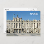 Königlicher Palast, Madrid Postcard Postkarte (Vorne/Hinten)