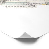 Königlicher Palast. Madrid Spanien Poster (Ecke)