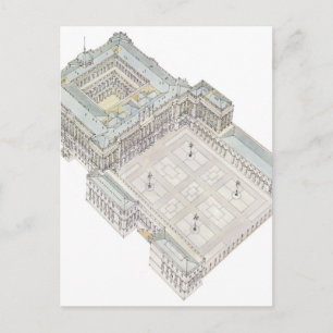 Königlicher Palast. Madrid Spanien Postkarte