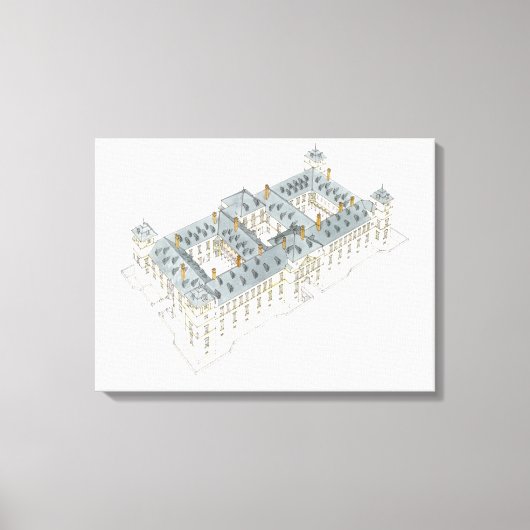 Königlicher Palast von El Pardo. Madrid Spanien Leinwanddruck (Vorderseite)