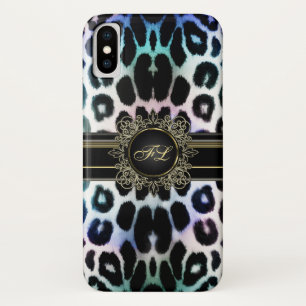 Königlicher Regenbogen-Leopard personalisierter Case-Mate iPhone Hülle