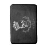 Königlicher Schädel Badematte (Vorderseite Vertikal)