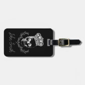 Königlicher Schädel Gepäckanhänger (Vorderseite horizontal)