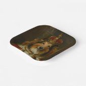 Königlicher Sheltie Pappteller (Gewinkelt)