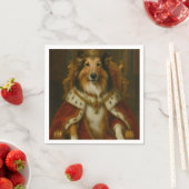 Königlicher Sheltie Serviette (Beispiel)