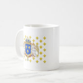 Königlicher Standard des Königreiches von Kaffeetasse (Vorderseite Links)