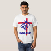 Königlicher Standard Englands und St- Georgekreuz T-Shirt (Vorne ganz)