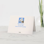 Königlicher Tag des Vaters Karte (Rückseite)