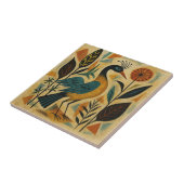 Königlicher Vogel des wilden Hains Fliese (Seite)