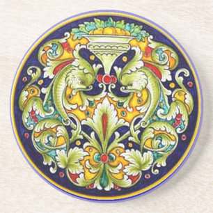 Königlicher Wappen-Untersetzer Sandstein Untersetzer
