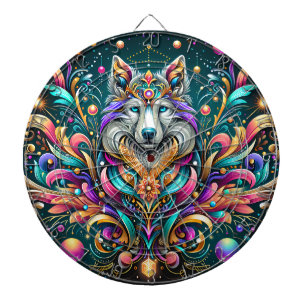 Königlicher Wolf Dartscheibe
