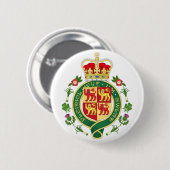 Königliches Abzeichen Wales Button (Vorne & Hinten)