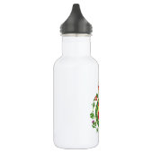 Königliches Abzeichen Wales Edelstahlflasche (Links)