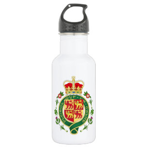 Königliches Abzeichen Wales Edelstahlflasche