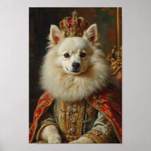 Königliches Amerikanisches Eskimohund-Porträt Poster
