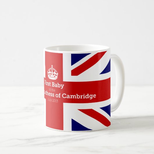 Königliches Baby 2013 Kaffeetasse (VorderseiteRechts)