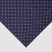 Königliches Blau-Lilie Seidenpapier (Ausschnitt)