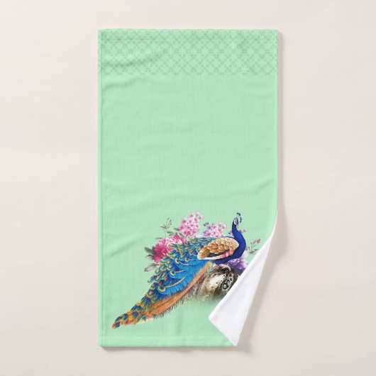 Königliches Blau Peackock Bad-Tuch-Set Badhandtuch Set (Handtuch)