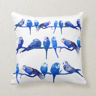 Königliches Blau Wellensittich Vogel Papagei Kisse Kissen
