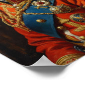 Königliches Dalmatiner-Porträt Poster (Ecke)