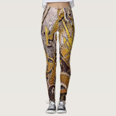 Königliches Drache-Steigen Leggings (Vorderseite)