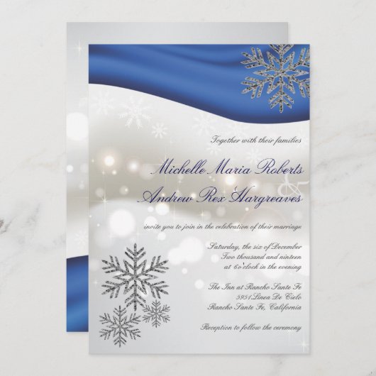 Königliches Einladung (Vorne/Hinten)