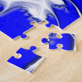 Königliches Eis-Fraktal-Blumen-Puzzlespiel Puzzle (Seite)