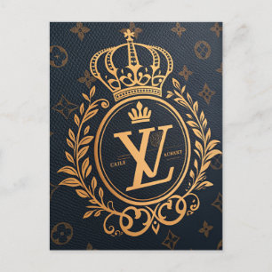 Königliches Emblem Postkarte