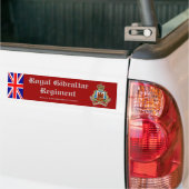 Königliches Gibraltar-Regiment Autoaufkleber (Auf Lkw)