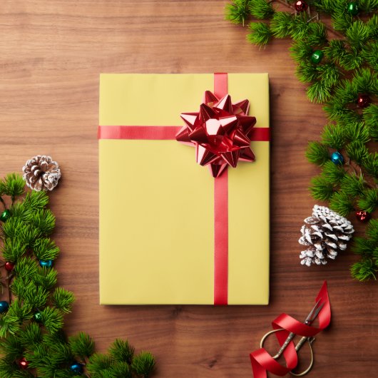 Königliches Gold einfarbig Geschenkpapier (Feiertagsgeschenk)