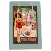 Königliches hawaiisches Hotel in Hawaii Mittlere Geschenktüte (Vorderseite)