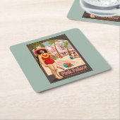 Königliches hawaiisches Hotel in Hawaii Rechteckiger Pappuntersetzer (angewinkelt)